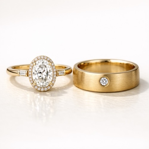 oval diamond engagement ring