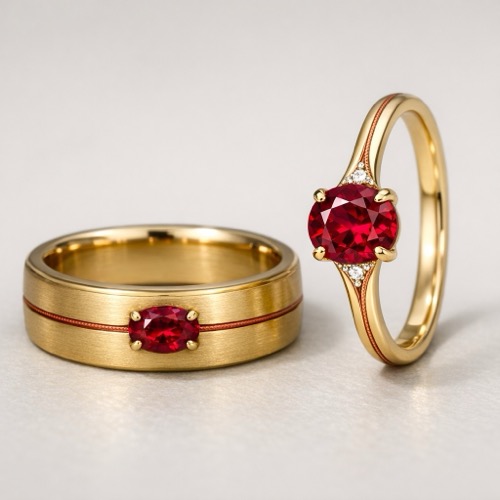 gemstone engagement rings ruby