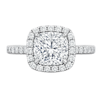 cushion diamond ring