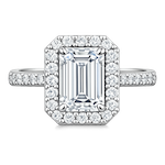 emerald cut diamond ring