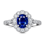 vintage sapphire engagement ring