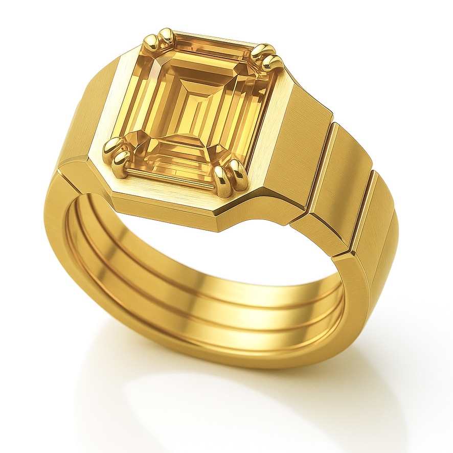 nautis gemstone ring