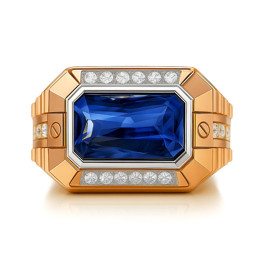 sapphire fancy ring