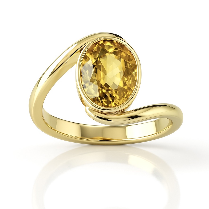 swirl embrace sapphire ring