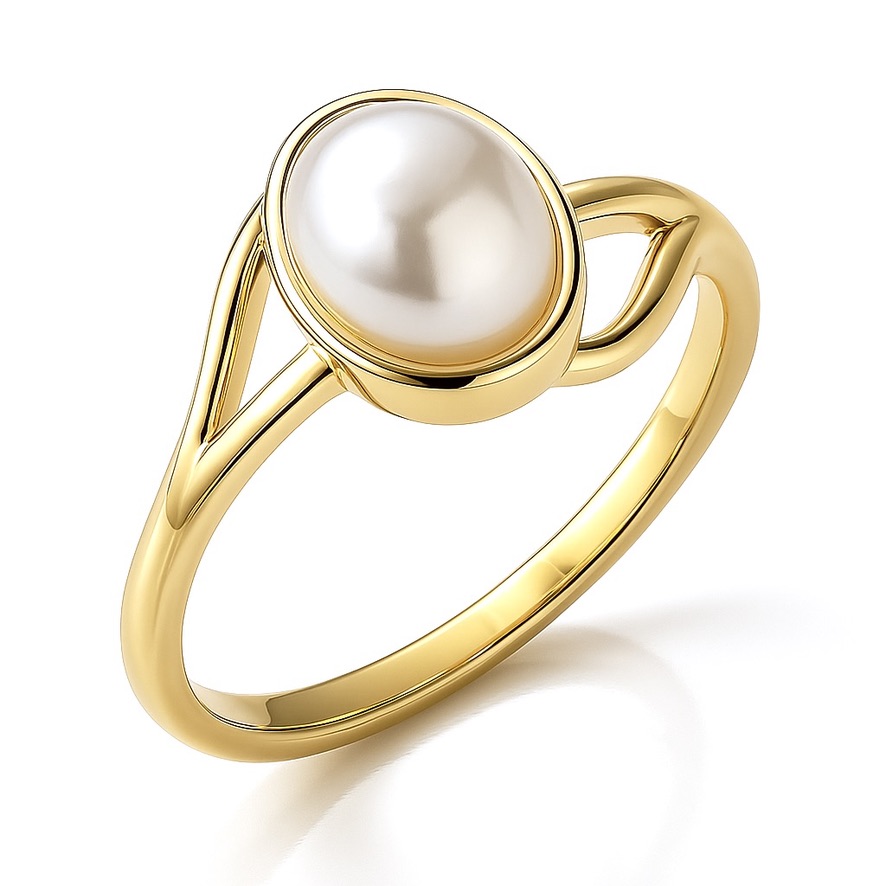 veena band pearl ring