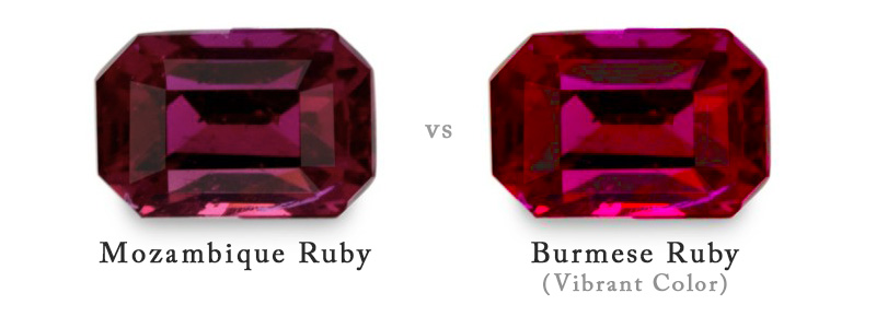 mozambique vs burmese ruby