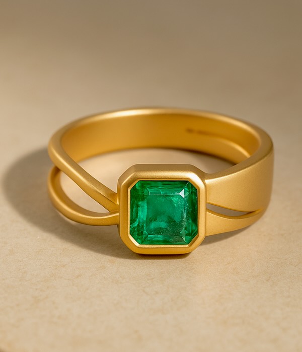 Vedic Astrology Emerald Ring