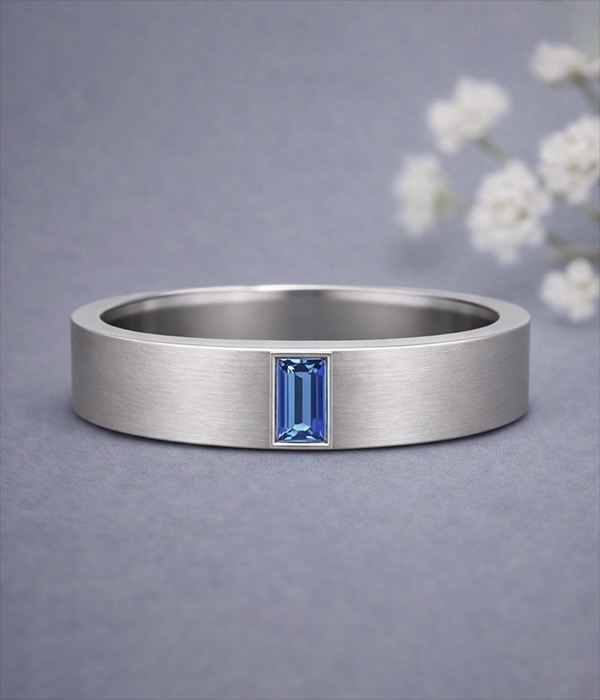 Sapphire Wedding Band