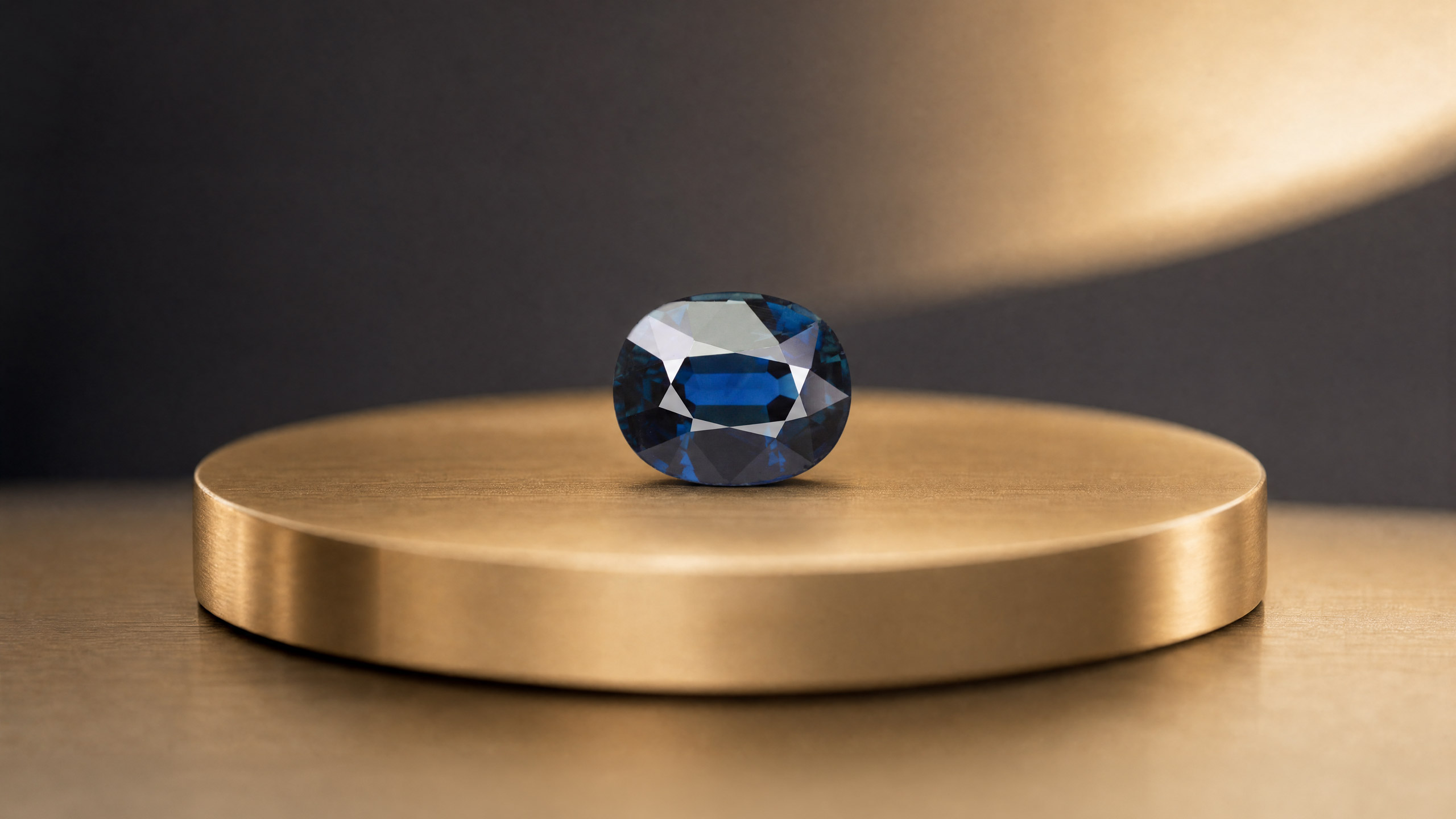 Deep Ink Blue, Unheated Blue Sapphire